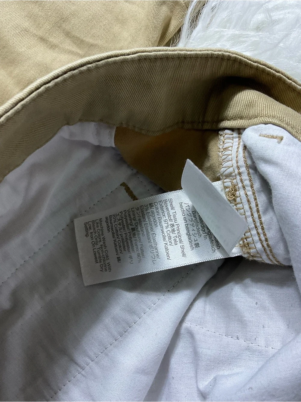 J Crew High-rise girlfriend chino pant in camel